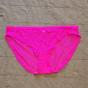 🍑Victoria's Secret Lace Pink Bikini Panties🍑